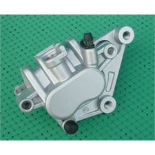 BRZDOVÝ TŘMEN DVOUPÍSTKOVÝ -  JAWA 350 + 125/810 + 660 PRAVÝ - NOVÝ TYP (STŘÍBRNÉ TLUMIČE) - BEZ DESTIČEK